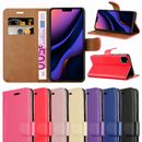 For iPhone 11 Case 11 Pro Max Phone Case Leather Wallet Flip Folio Stand Cover
