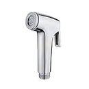 Imaashi Chrome Plated ABS Plastic Handheld Health Faucet Toilet Bidet Jet Spray Gun Hygienic Personal Cleaning Shower Head- Pack of 1