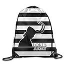 Etryrt Mochilas/Bolsas de Gimnasia,Bolsas de Cuerdas, Unisex Unisex Loki Laufeyson Gym Drawstring Sack Bags Backpack