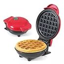 Aesha Fashion® Mini Waffle Maker-Quick&Easy Breakfast Solution For Busy Moms-Whip Tasty,Healthy Waffles In Minutes For Your Kids,Easy To Clean Non-Stick Coating,Small Size & Portable