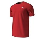 New Balance co.jp Limited SuperCore Men's Core Run Short Sleeve T-Shirt (MT11205), Running, Dry, Sweat Absorbent, Quick-Drying Function, Team Red (REP) Japan M (Equivalent to Japanese Size M)