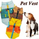 Pet Supplies Dog Vest Pet Winter Print Vest Dog Cotton Coat Windproof 《