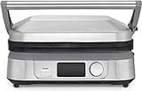 Cuisinart GR-5BP1 Electric Griddler FIVE, Enjoy 5-in-1 Functions, LCD Display, Wide Temperature Range and Sear Function, Stainless Steel