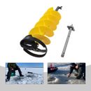 8" Cordless Ice Drill Auger Nylon Ice Fishing Drill W/Centering Point Blade New