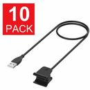 10-Pack Replacement USB Charger Charging Cable Cord 1Ft For Fitbit Alta HR