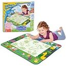 Aquadoodle Peppa Pig and Dinosaurs Water Doodle Mat - Aqua Doodle Pen and Water Play Mat for No Mess Colouring and Drawing - Educational Arts and Crafts Peppa Pig Toys - Toddler Toys 18 Months Plus