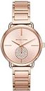 Michael Kors Portia Women's Watch Stainless Steel Bracelet Watch for Women|MK3640I| Luxury Rose Gold Watch.