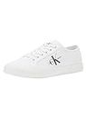 Calvin Klein Jeans Sneaker para Mujer Essential Vulcano Monogram Calzado, Blanco (White), 40