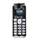 MTR COLA Can Shape Feature Mobile Phone Dual Sim Support with Bluetooth Dialer (1.0 INCH Display,800 MAH Battery,Dual SIM,Camera,Torch,Black)