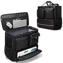 Trunab PC Desktop Carrying Case with Multiple Storage Pockets, PC Computer Tower Backpack Bag, Traveling Carrier for Keyboard, Cable, Mouse and Headphone, Bag Only