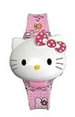 STYLEFLIX Kids Edition Hello Kitty Face Based Toy Watch with Light Multicolor Led Rotating Pattern Light and Music for Kids Watch Digital Watch - for Girls Pink [3-10 Years]