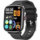 KALINCO Smart Watch for Men, 1.69" Fitness Tracker with Heart Rate, Blood Pressure, Blood Oxygen Tracking, Smartwatch with 100+ Sports Modes, Step Counter Compatible with Android iOS for Women