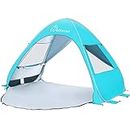 WolfWise Easy Pop up Beach Tent UPF 50+ Automatic Baby Sun Shelter Quick Instant Beach Umbrella Portable Outdoor Sport Canopy Cabana Sun Shade for Family Adults Kids Infantsv
