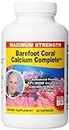 Barefoot Coral Calcium Complete 1500mg, 90 Capsules- Coral Calcium Supplement Developed by Bob Barefoot- Supports Overall Health & PH Levels- Contains Calcium, Magnesium, & Vitamins.