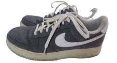 Nike Men's Shoes Air Force 1 Low Recycled Canvas Grey Size 11 EUR 45 CN0866-002