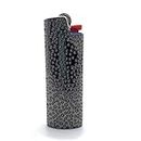 Lucklybestseller Lighter Case Cover Holder Sleeve Pouches Metal Vintage Dot Pattern Design for BIC Full Size Lighter J6