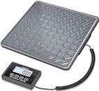 THINKSCALE Shipping Scale, 440lb/1oz Digital Heavy Duty Postal Scale, Strong Steel Platform, Postage Scale with Hold/Tare/LCD Display, Scale for Packages, Luggage Scale, Battery&AC Adapter Included