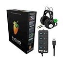 FL Studio 20 - Producer Edition (Boxed) Bundle with Closed-Back Monitoring Headphones and 4-Port USB 3.0 Hub (3 Items)