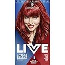Schwarzkopf LIVE Colour + Lift Deep Red Permanent Hair Dye L75, Vibrant Deep Red Hair Dye Lightens Up To 3 Levels, Long Lasting Hair Colour with Built-In Lightener