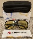 Eagle Eyes Night-Lites Navigator Anti-Glare Sunglasses #50025 with Case