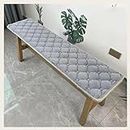 Bench Cushion with Ties, Indoor Rectangle Bench Seat Cushion,Porch Swing Cushions for Patio Furniture (Color : #24, Size : 100x30cm/39x12in)