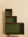 Multipurpose Shelving And Display Unit Brown And Green Excellent Condition