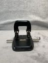 Adjustable 2 Hole Punch Black Office Supplies Great For Filing And Charts!