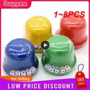 1~8PCS Plastic Poker Dice cup set with Tray/Lid 6 dices Shaking Cup Drinking Board Game Casino