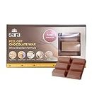 Sara Brazilian Peel off Dark Chocolate Wax For Intimate, Face & Under Arms Hair Removal (500g)
