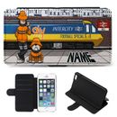 Personalised Hull iPhone Case Football Fan Flip Phone Cover Wallet Mens Gift