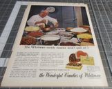 Whitman Sampler 1965 chocolates Candy Master no se detendrá, anuncio impreso vintage