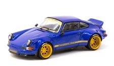 Tarmac T64-046-PO Porsche 911 RWB Backdate Pandora One blau Maßstab 1:64 Modell