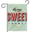 Garden Flags 12x18 Double Sided,Outside Yard Flags,home sweet home,Small Outdoor Farmhouse Decorative Flags