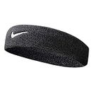Nike Swoosh Headband (Black/White, OSFM)