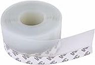 Maraxis- Window Seal Silicone Sealing Tape for Door Draft Stopper Adhesive Tape for Doors Windows and Shower Glass Gaps (Transparent-45mm-10Feet-3 Meter)