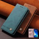 Leather iPhone 15 14 13 12 11 Pro Max Mini 8 Plus XR Flip Wallet Card Case Cover