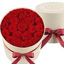 Kalolary 22 Pcs Fresh Forever Roses in A Box, Preserved Roses That Lasts for Years 100% Real Preserved Roses for Her Valentine's Day, Mothers Day, Anniversary, Birthday, Wedding