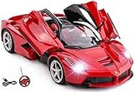 FUNVERSE Remote Controlled Racing Car For Kids, Super Racing Sports For Kids, High Speed Toy Vehicle For Kids, Motor Rc Chargeable Cars For Kids,Red