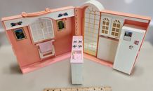 1998 Vintage Barbie Kitchen Playset Folding Portable Kitchen Chandelier Mattel