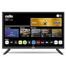 Cello 24 Inch Smart TV with Freesat HD Built in Smart Ultrafast WebOS, Freeview TV with Netflix, Apple TV, Bluetooth, Disney+, Prime Video, 3 HDMI & USB Ports, Made in UK (2024 Model)