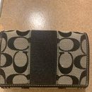 Coach Bags | Brand New Coach Wallet In Black & Beige.Holds, Credit Cards, Paper Money & Coins | Color: Black/Tan | Size: Os