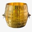 ALACKAL Brass Golden Colour Decorative para Medium Size(4.5 INCHES Height)