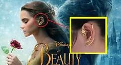 1Pair Beauty and the Beast Earrings Ear Cuff Belle Cosplay Jewelry Gifts