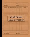 Craft Show Sales Tracker: Vendor event supplies | Flea market logbook | Handmade booth products