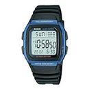 Casio Men Resin Youth-Digital Grey Dial Watch-W-96H-2Avdf (D055), Band Color-Black