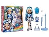 Rainbow High Fashion Doll con Slime Kit & Animale - Skyler (blu) - Bambola scintillante da 28 cm con Slime scintillante, Animale Magico e Accessori Moda - Età 4-12 anni