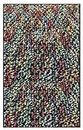 Furnish my Place Modern Indoor/Outdoor Commercial Solid Color Rug - Multi Color, 3' x 6', Pet and Kids Friendly Rug. Made in USA, Area Rugs Great for Kids, Pets, Event, Wedding