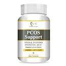 ANC PCOS Supplement - 40:1 Ratio 2000mg Myo-Inositol to 50mg with PCOS Vitamins & Minerals for women 60 Capsules
