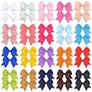 40 PCS 2.4" Baby Girls Hair Bows Alligator Clips Grosgrain Ribbon Boutique Clips Hair Accessories for Kids Toddlers