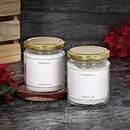 Sqinelli Scented Candles - Vanilla Scent - 1 pc - Burn Time : 35 Hour - Soy Wax Candle for Home Decoration, Diwali, Birthday, Valentines Day, New Year, Christmas, Bedroom, Indoor, Outdoor